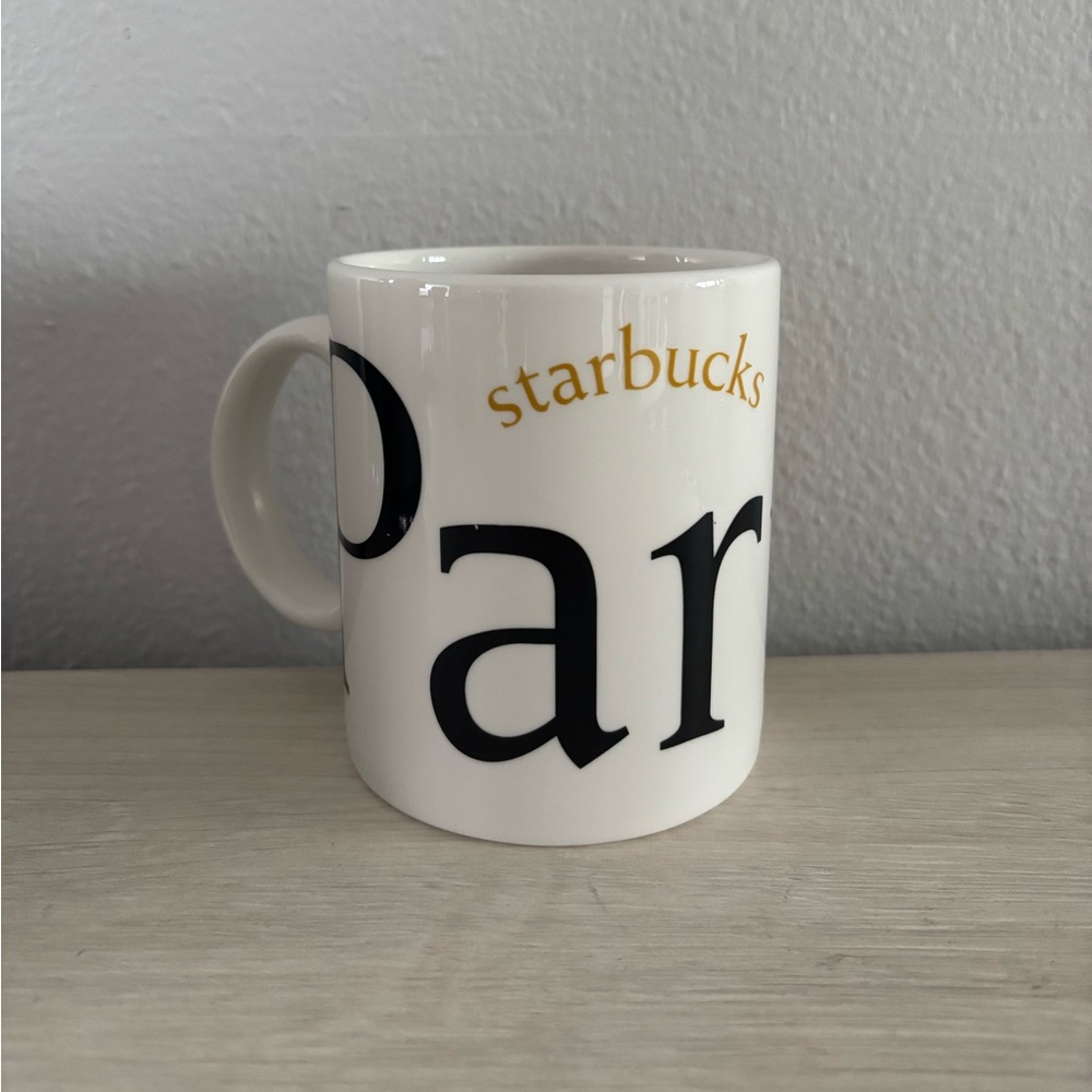 2002 STARBUCKS COFFEE CITY MUG "PARIS FRANCE" RARE